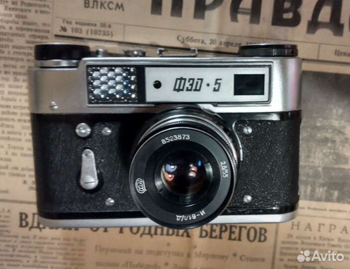 Дальномерный фотоаппарат фэд-5 СССР отрегулированн