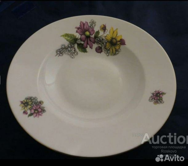 Глубокие суповые тарелки СССР 3 шт