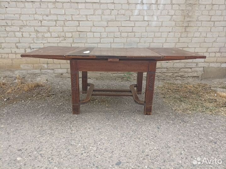 Стол старинный раскладной большой