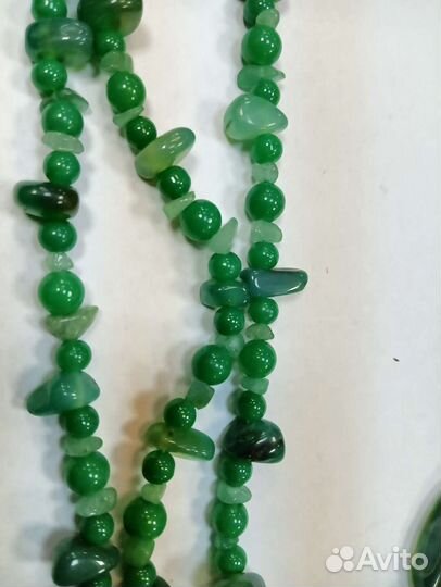 Бусы, колье натуральный камень