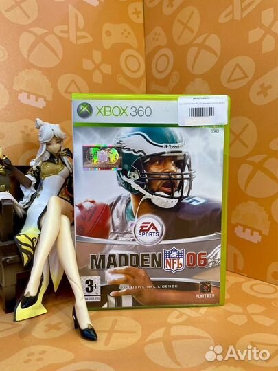 Xbox 360 Madden NFL 06 (английская версия) б/у