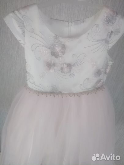 Нарядное платье для девочки 130 размер