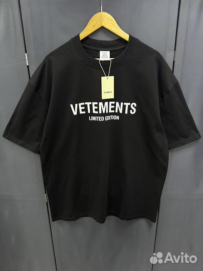 Футболка оверсайз vetements (новинка 2025)