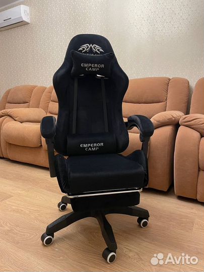 Компьютерное кресло велюр новое