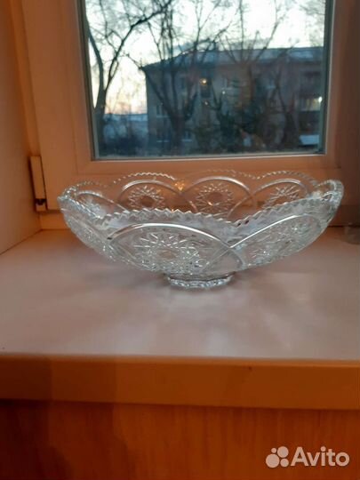 Хрустальная ваза