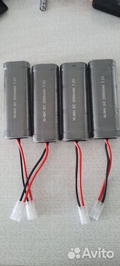 Акамуляторы Ni-MH SC 2000mAh 7.2 V