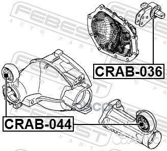 Сайлентблок подушки дифференциала jeep grand CH