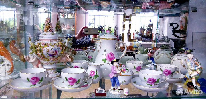 Сервизы,декоративн.тарелки,статуэтки,Meissen