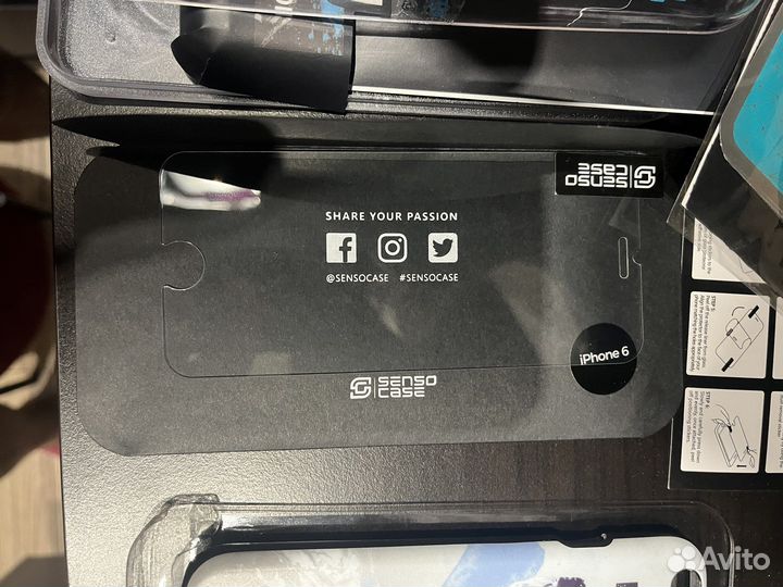 Чехол на iPhone 6 s + защитное стекло