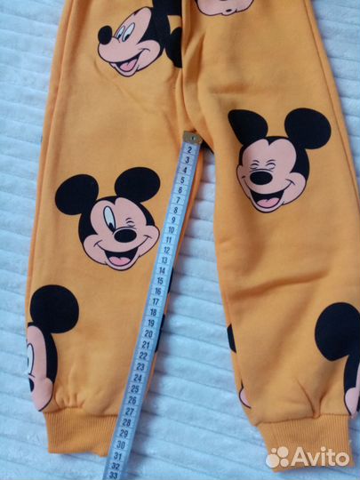 Костюм Микки Маус с начесом 86-92см