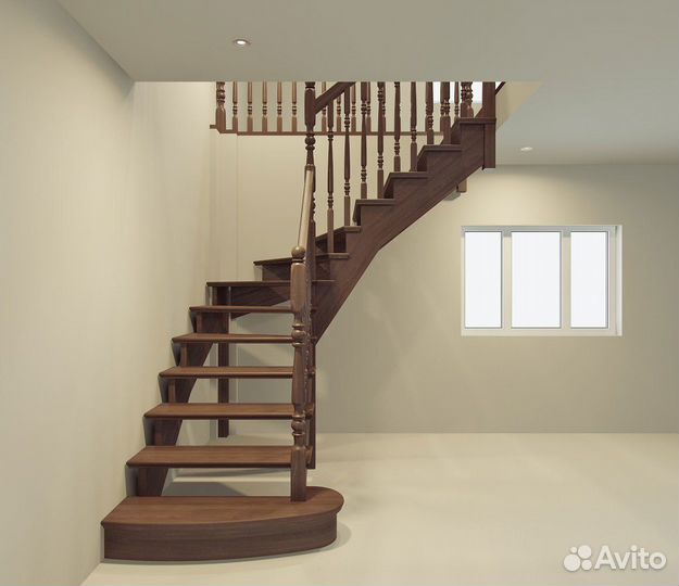 Лестница премиум эксклюзив массив