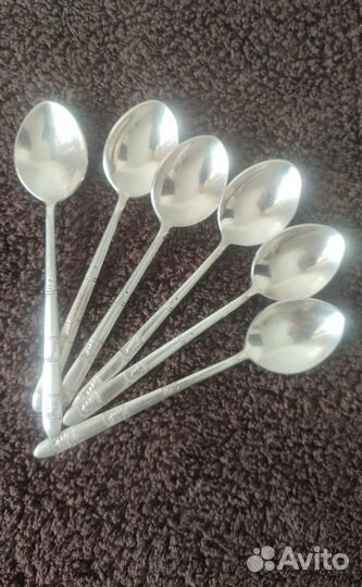 Кофейные мельхиоровые ложки СССР мк3