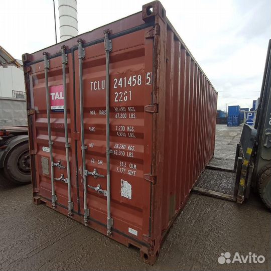 Морской контейнер 20 футов бу в Санкт-Петербурге