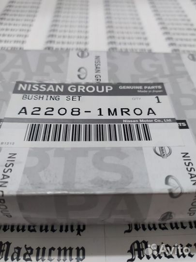 Вкладыши коренные ремонт 0.25 Nissan A2208-1M0A