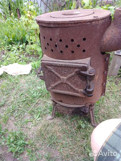 Печь буржуйка чугунная СССР