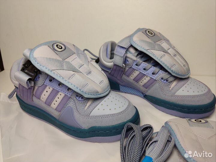Adidas forum low bad bunny blue