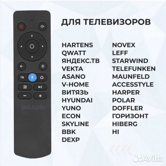 Пульт AN-1603 c голосовым набором