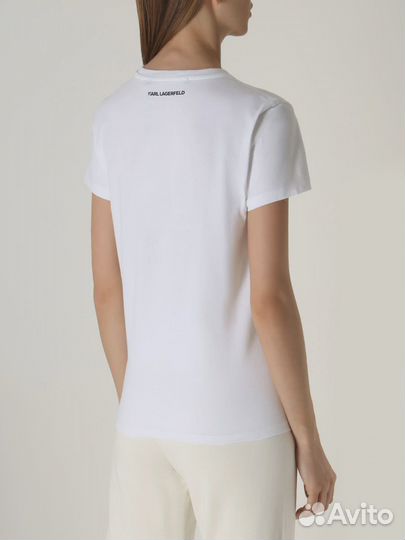 Футболка хлопковая Karl Ikonik 2.0 Karl Lagerfeld