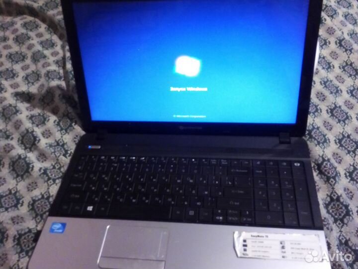 Ноутбук packard bell te 11hc