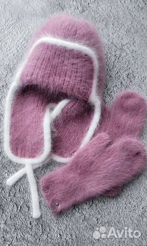 Шапка ушанка женская