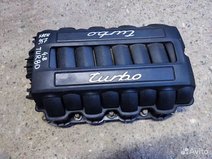 Впускной коллектор Porsche Cayenne 957 4.8 Turbo