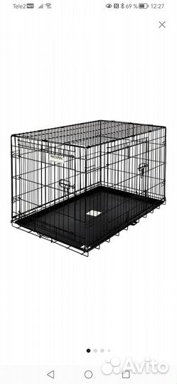 Клетка для собак. Складная длинна 76 высота56