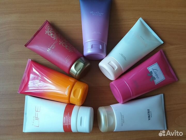 Лосьон для лица avon care, скраб для тела 200мл,ту
