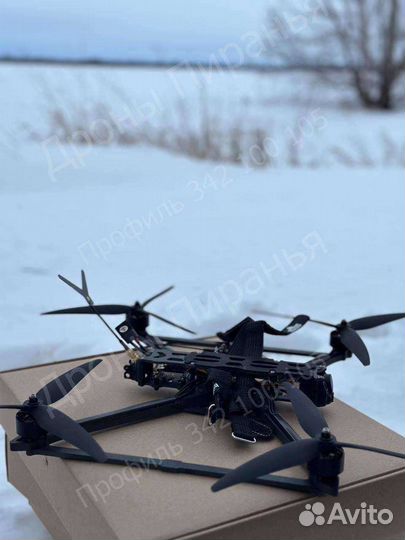 Квадрoкоптеp фпв рiranha 10 