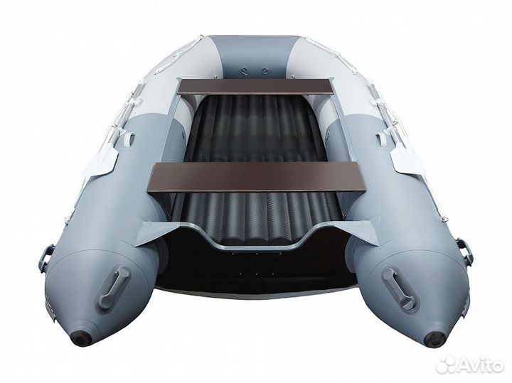 Надувная лодка gladiator E420S серая