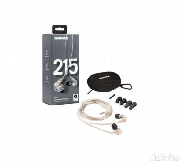 Наушники Shure SE215-CL-EFS