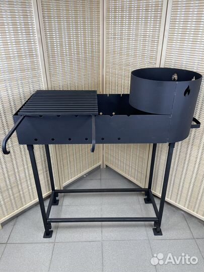 Мангал с печью под казан