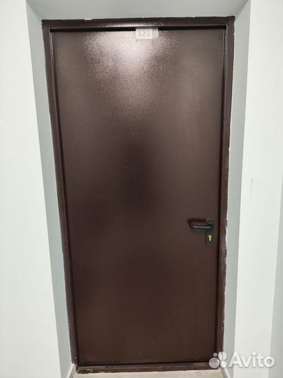 Дверь входная металлическая от застройщика
