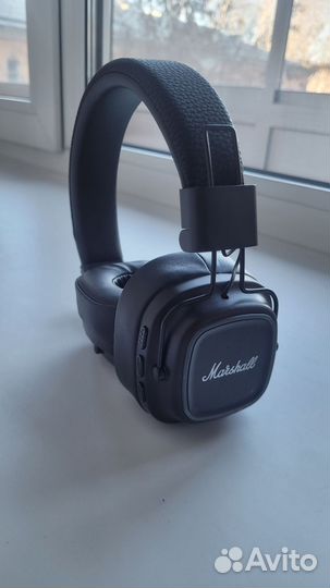 Наушники Marshall major 4 коричневые беспроводные