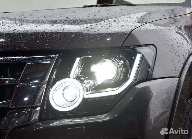Фары передние тюнинг Паджеро 4/фара Pajero 4 купить в Москве Mitsubishi ...