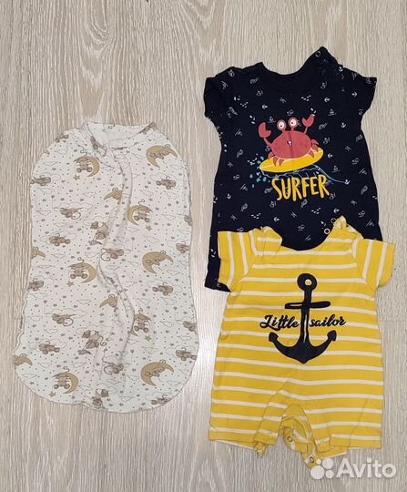 Одежда на новорожденного мальчика 50-56