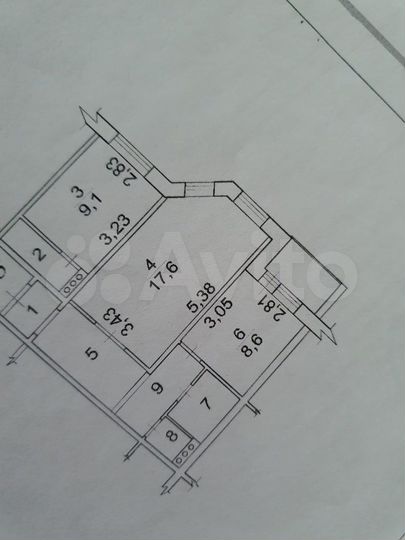 2-к. квартира, 51,7 м², 8/9 эт.