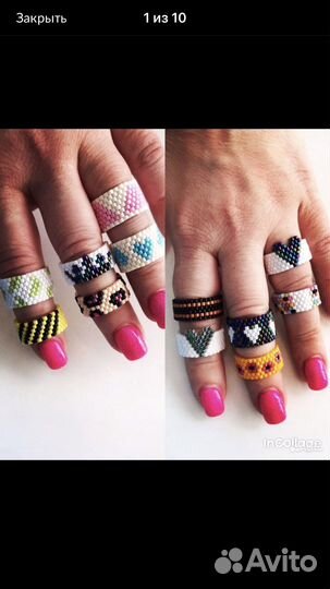 Украшения из бисера ручной работы