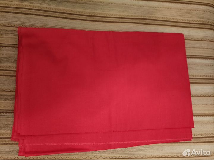 Ткань сочный корал, тик 5метров