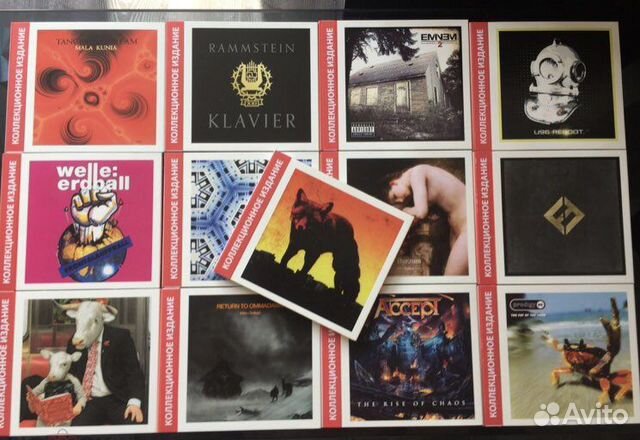 Коллекционное издание 13 CD Accept,Prodigy,Moby