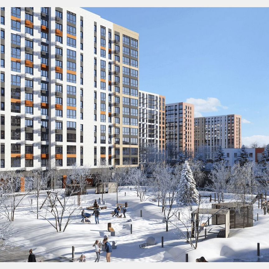 3-к. квартира, 62,8 м², 7/15 эт.