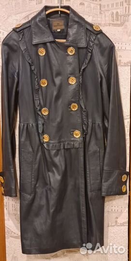 Кожаный плащ Gil Santucci, Италия