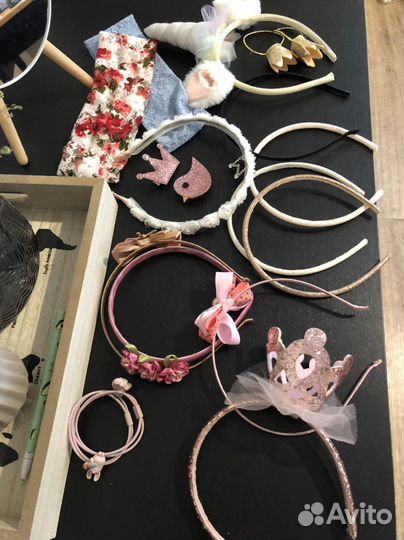Ободки, резинки, заколки