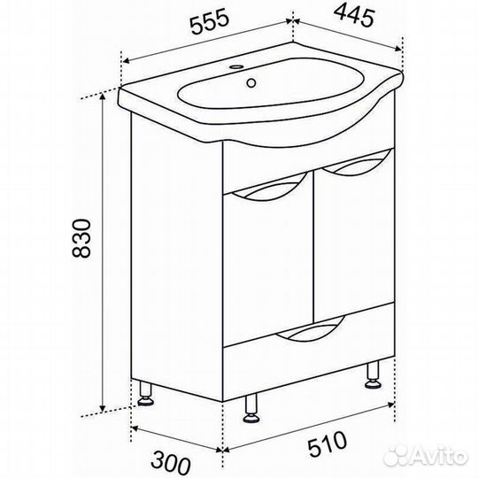 Тумба под раковину