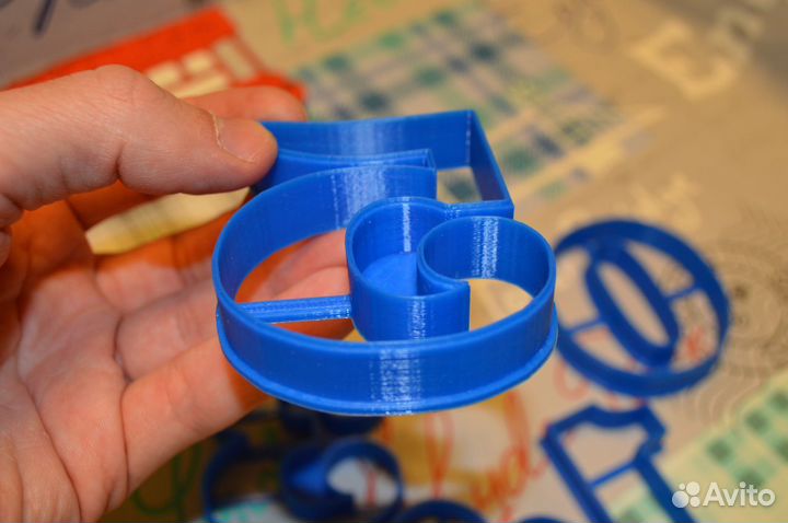 Форма для пряников (вырубка). Цифры