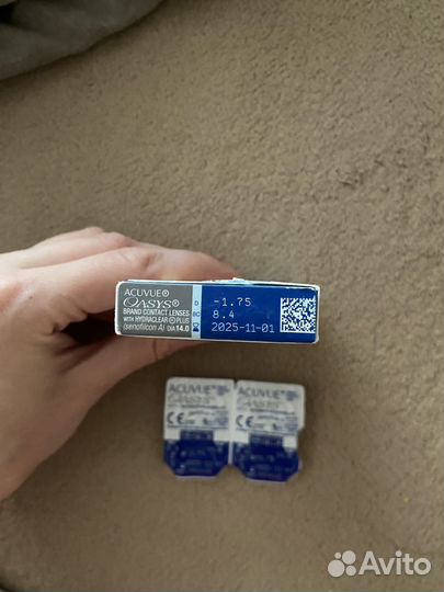 Линзы acuvue oasys -1.75