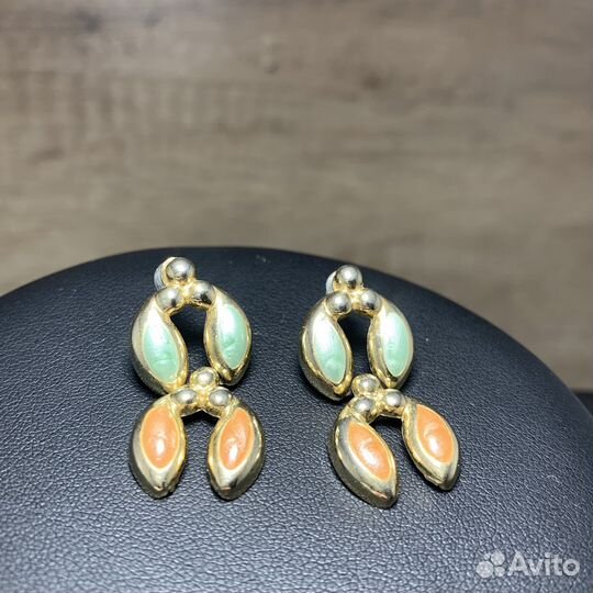 Винтажный Набор Ожерелье Браслет Серьги Ретро