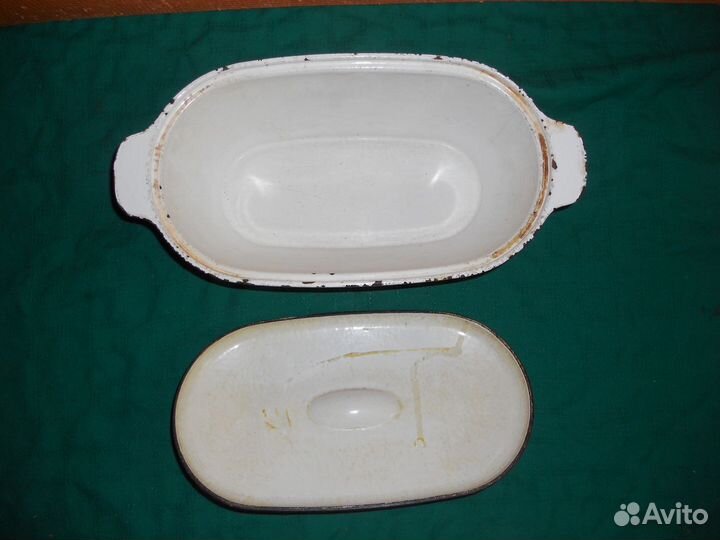 Гусятница эмалированная чугунная СССР самовывоз