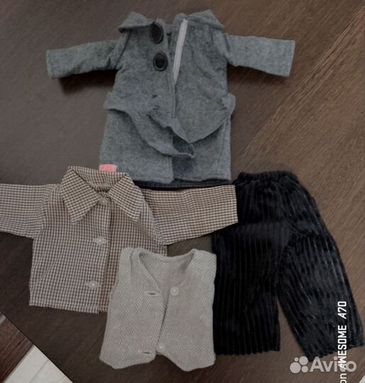 Комплект одежды для пупса типа беби бон