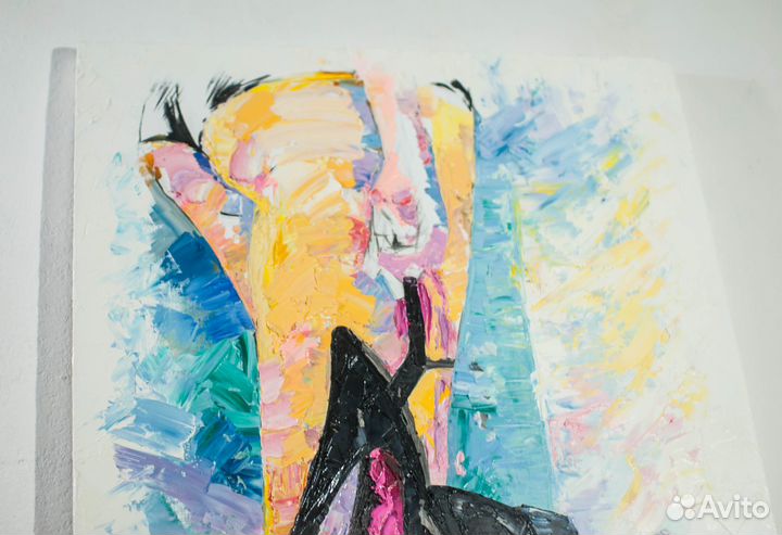 Картина большая маслом