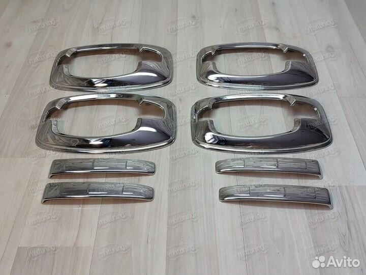 Накладки на ручки Fiat Ducato 2006-нв (хром)